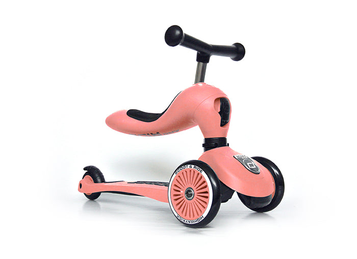 Ride in Style! Peach Highwaykick 1 (1-5 yrs) - Safe & Versatile for Kids