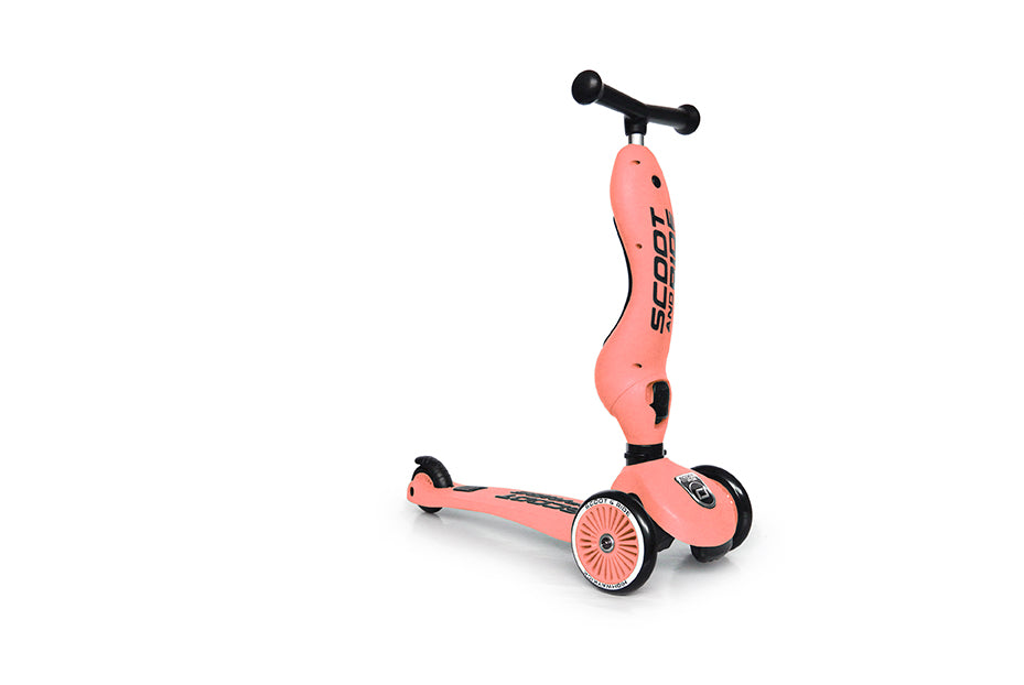 Ride in Style! Peach Highwaykick 1 (1-5 yrs) - Safe & Versatile for Kids