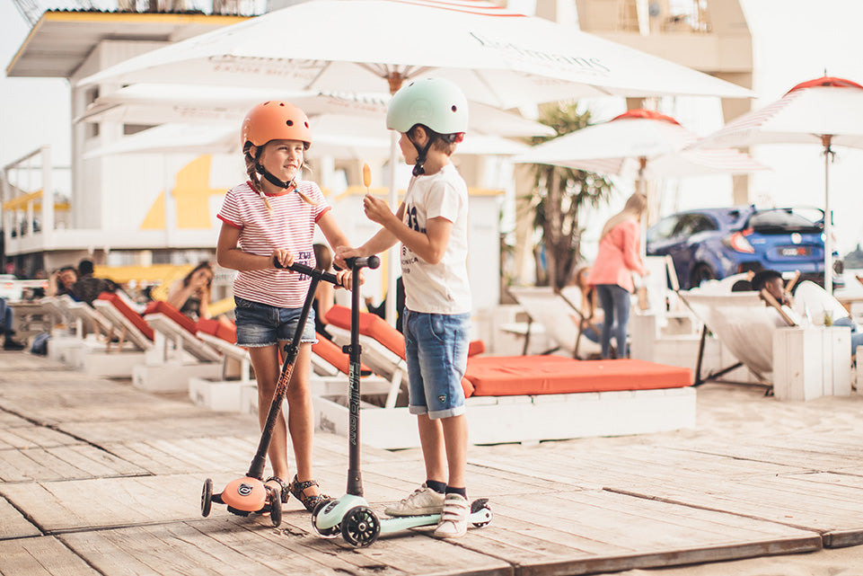 Highwaykick 3 LED Peach Scooter | Fun & Functional for Kids