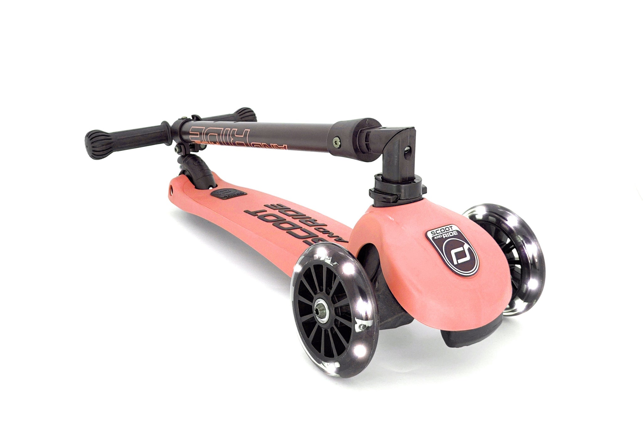 Highwaykick 3 LED Peach Scooter | Fun & Functional for Kids