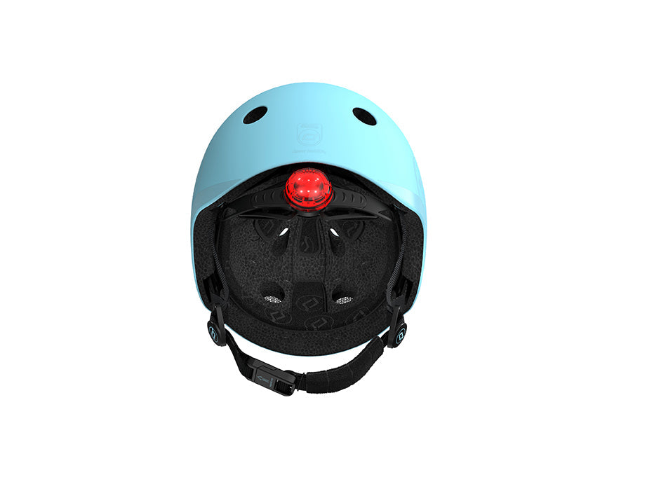 Shop Blueberry Helmet (Size S) with LED - Stylish & Safe for Kids